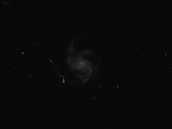M101+SN mit 16", 128x, GG: 6m3, 6/2023