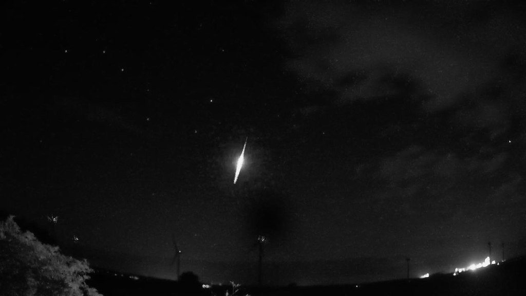 Meteor am 10.08.2023 um 00:45:29 Uhr MESZ