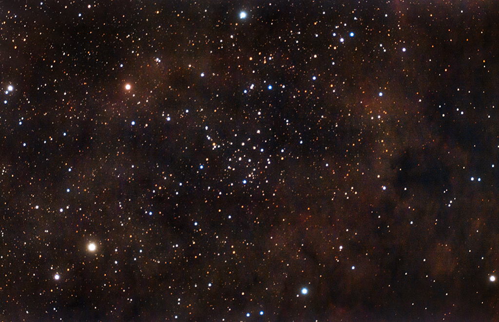NGC6997 Offener Sternhaufen mit der Vaonis Stellina
