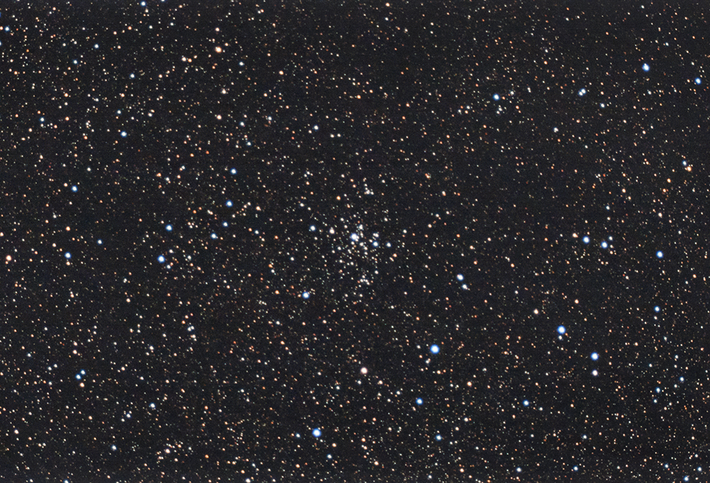 NGC6834 Offener Sternhaufen mit der Vaonis Stellina