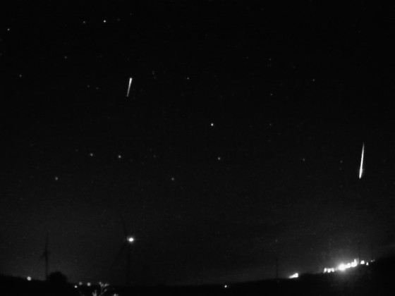 Und noch ein Meteor-"Doublefeature" am 14.08.2023 um 03:28:59 Uhr MESZ
