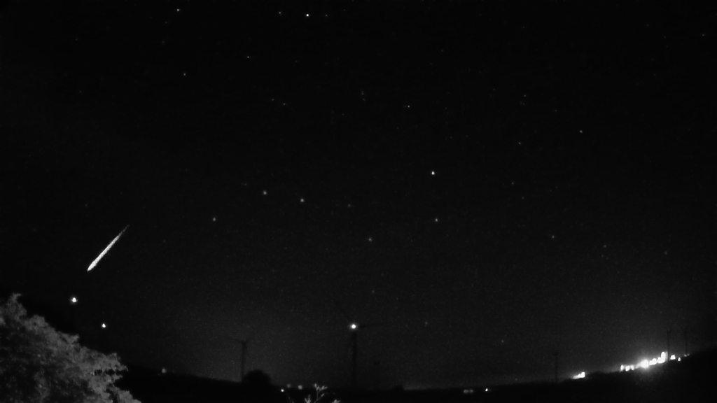 Perseiden-Meteor am 15.08.2023 um 02:50:56 Uhr MESZ