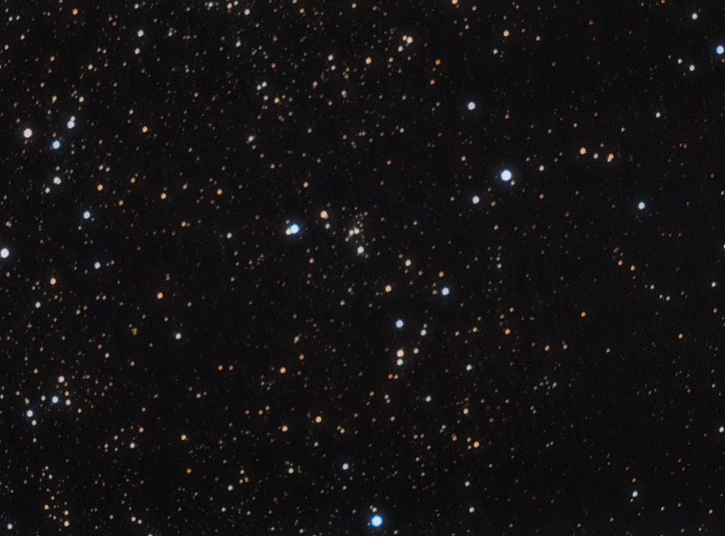NGC7067 Offener Sternhaufen mit der Vaonis Stellina