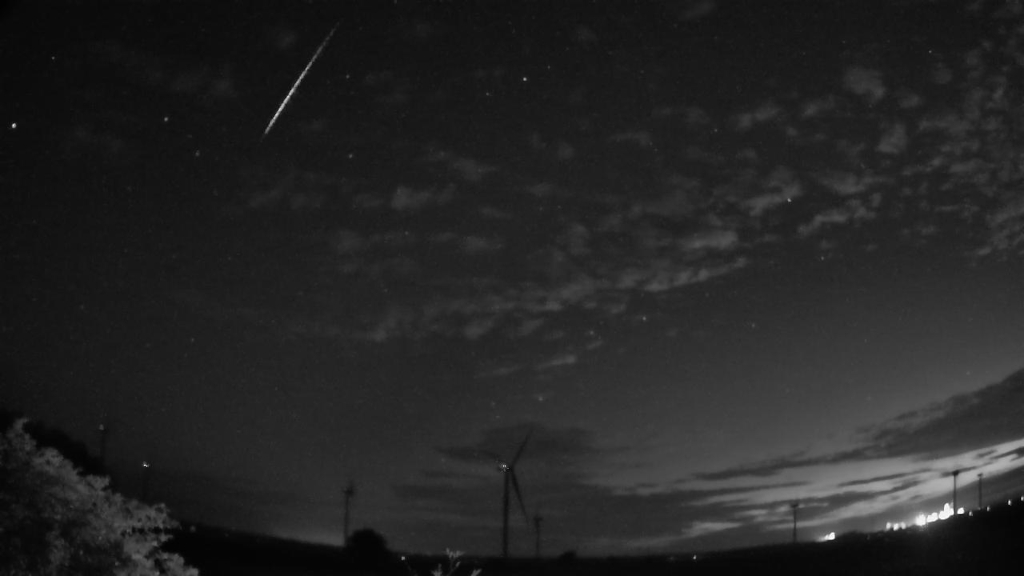 Meteor am 19.08.2023 um 04:38:45 Uhr MESZ