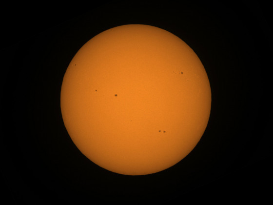 Die Sonne am 19.08.2023 mit der Vaonis Stellina