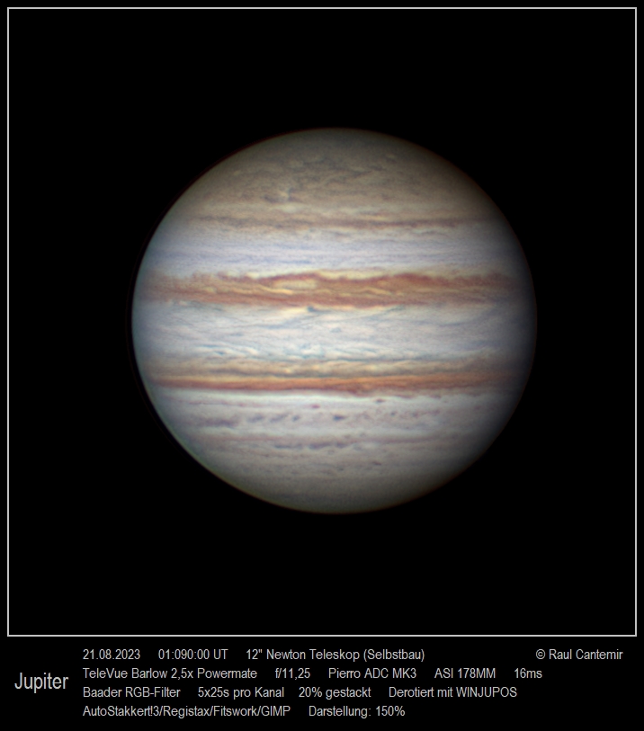 Jupiter mit Monokamera