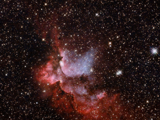 NGC 7380 - Neue Version Schmalband & RGB