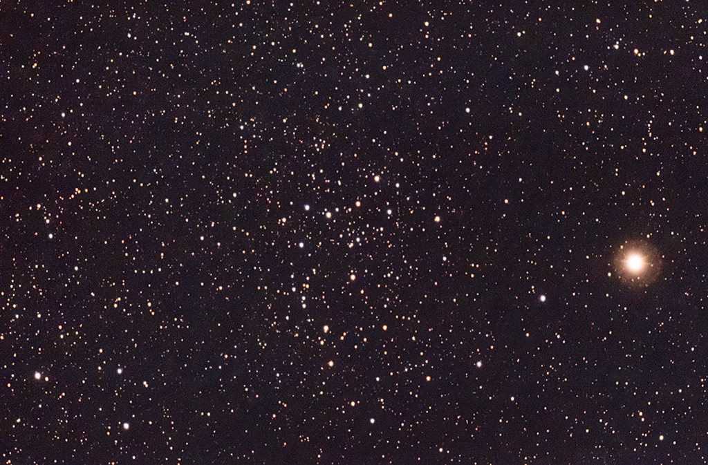 NGC6664 / Mel209 Offener Sternhaufen mit der Vaonis Stellina
