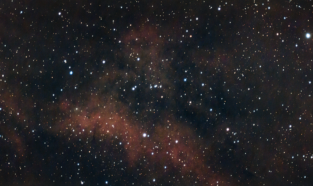 IC1318 (Zentralregion) mit der Vaonis Stellina
