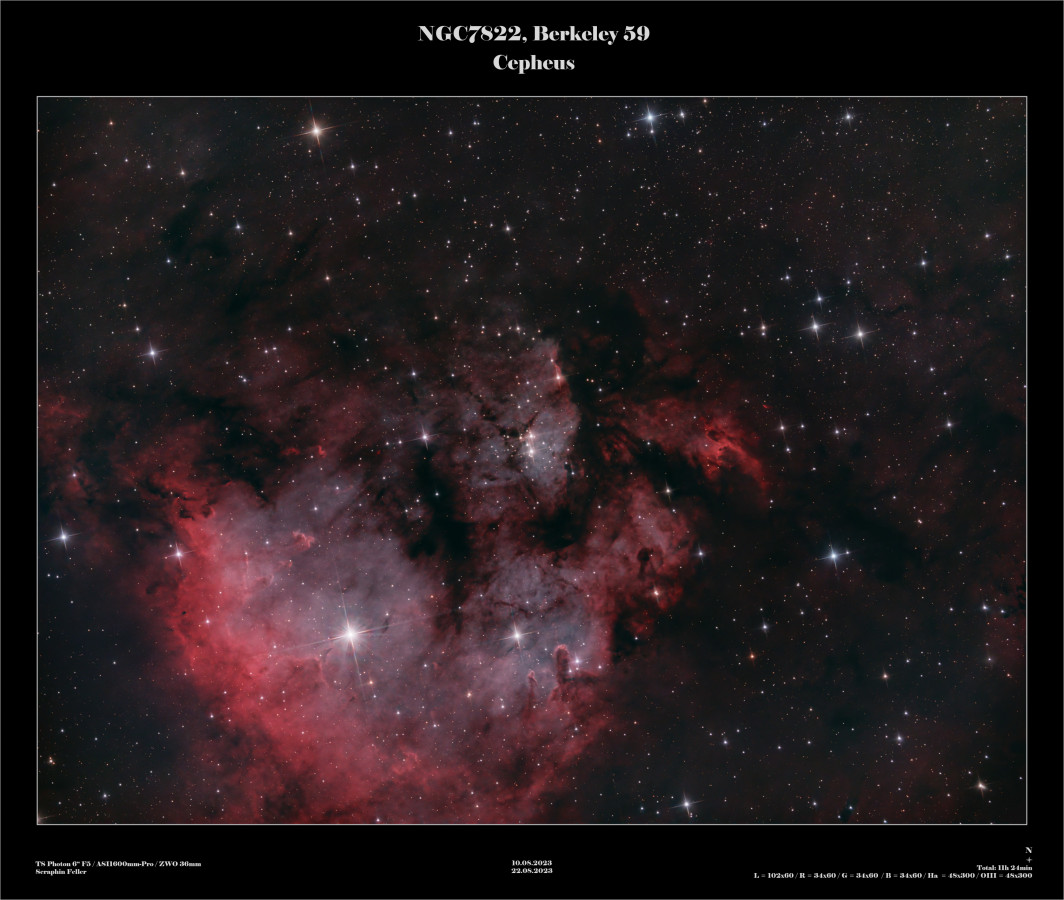 Berkeley 59 in NGC7822