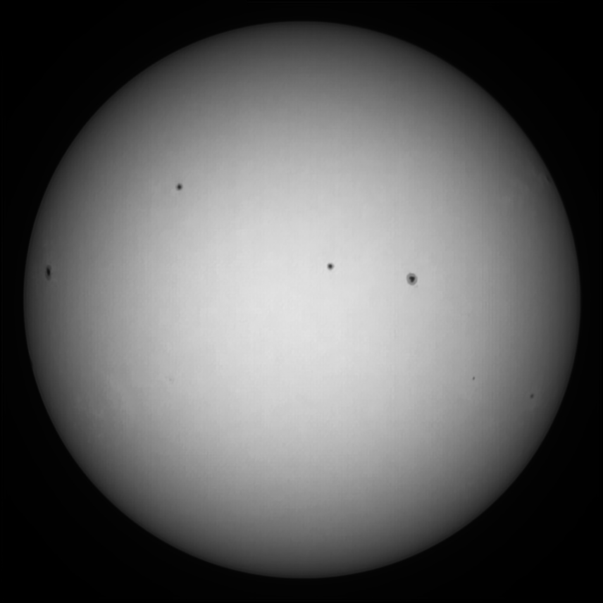 Sonne 22.08.2023 - 8" Newton - EOS 700D - Weißlicht