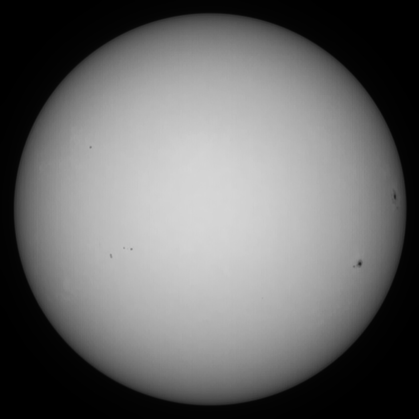 Sonne 01.09.2023 - 8" Newton - EOS 700D - Weißlicht