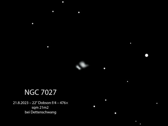 NGC 7027, der Fliegende Teppich