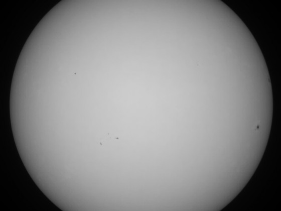 Sonne 02.09.2023 - 8" Newton - EOS 700D - Weißlicht