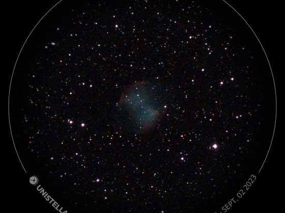 M27 Dumbell Nebula (Unistellar eQuinox)