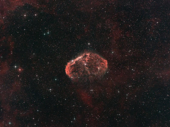 Sichelnebel NGC6888 mit Dual-NB Filter bei fast Vollmond