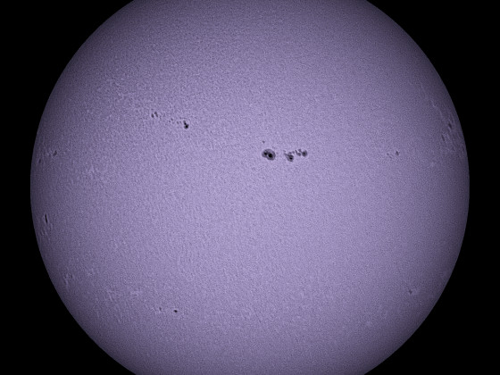 Sonne in Ca-K/Ca-H am 10.09.2023