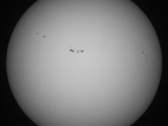 Sonne 09.09.2023 - 8" Newton - EOS 700D - Weißlicht