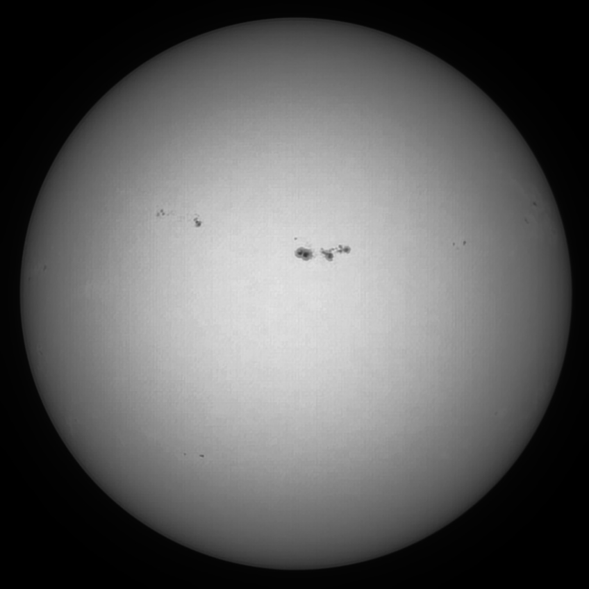 Sonne 10.09.2023 - 8" Newton - EOS 700D - Weißlicht