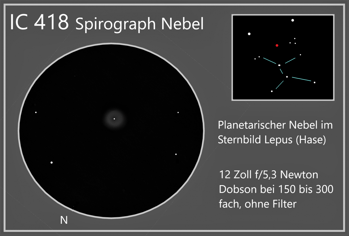 PN Spirograph Nebel IC 418