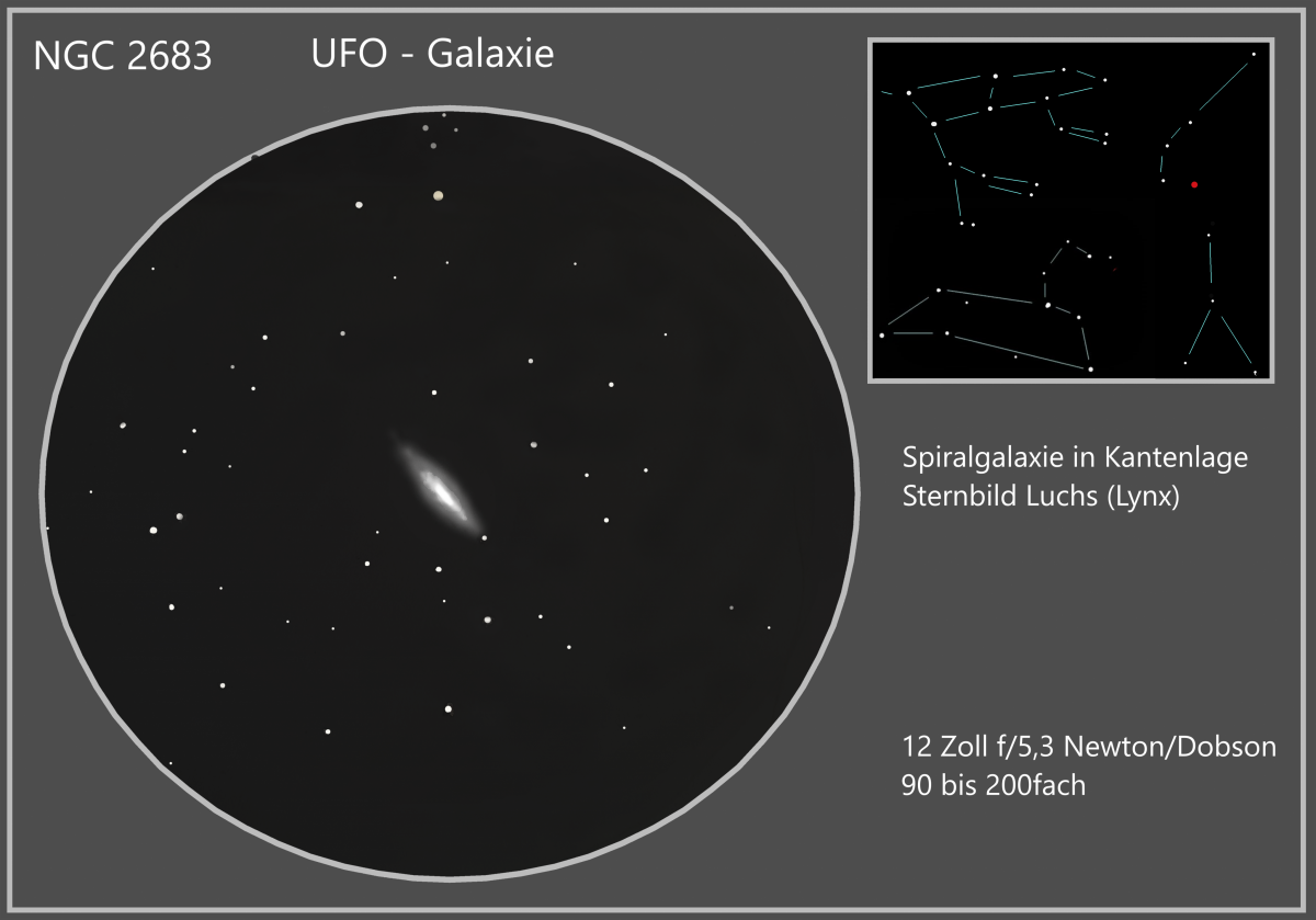 NGC 2683 UFO-Galaxie