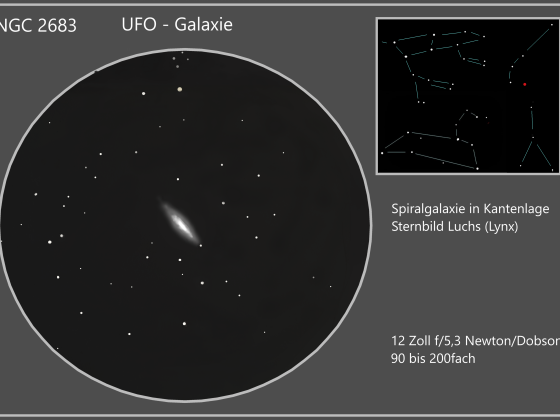 NGC 2683 UFO-Galaxie
