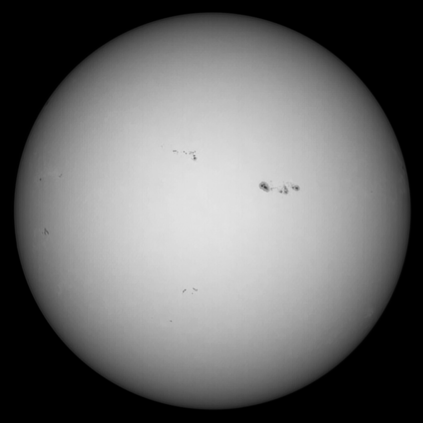 Sonne 11.09.2023 - 8" Newton - EOS 700D - Weißlicht