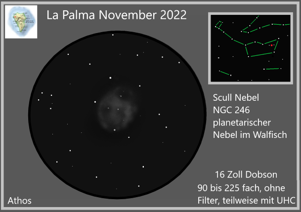 NGC 246 Scull Nebel