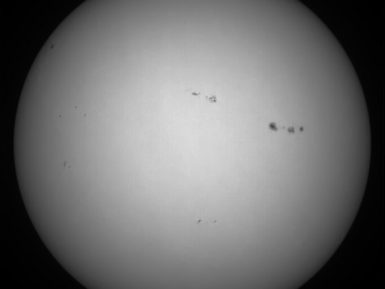 Sonne 12.09.2023 - 8" Newton - EOS 700D - Weißlicht