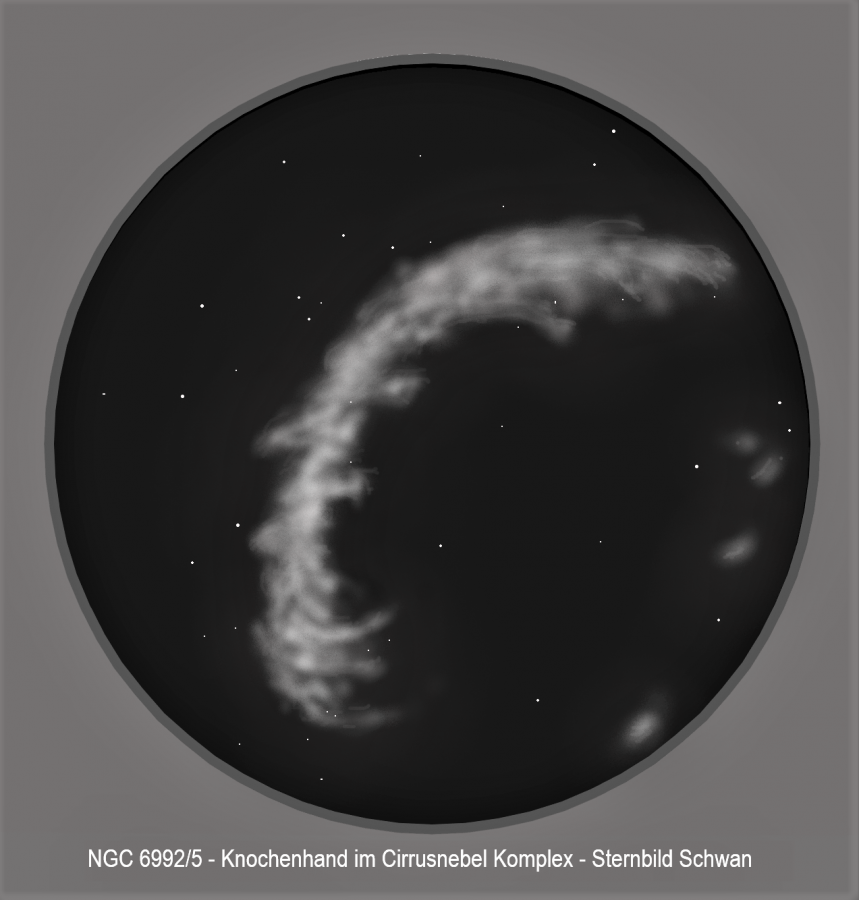 NGC 6992/5 Knochenhand