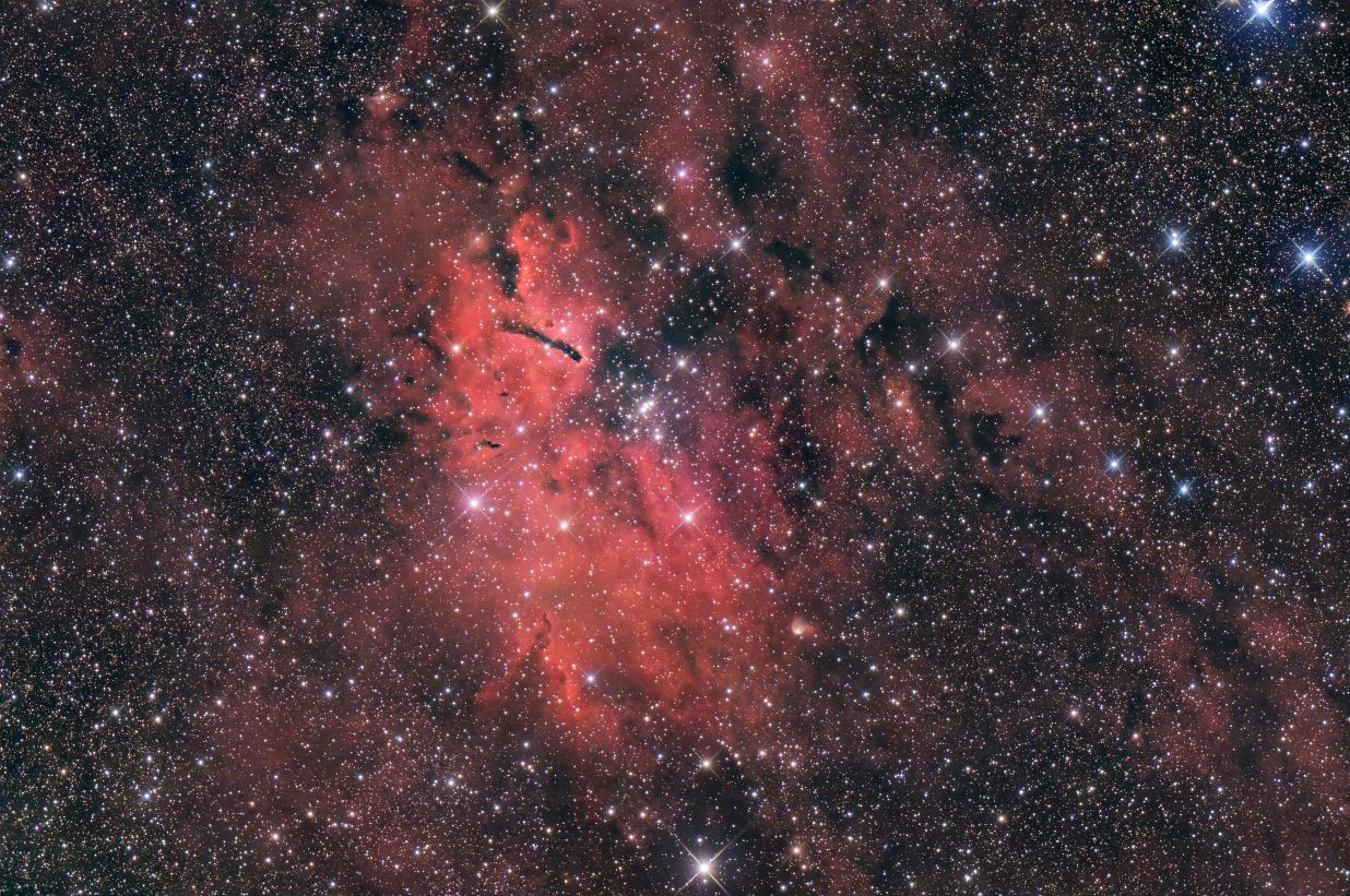 NGC 6823,NGC 6820 und SH2-86