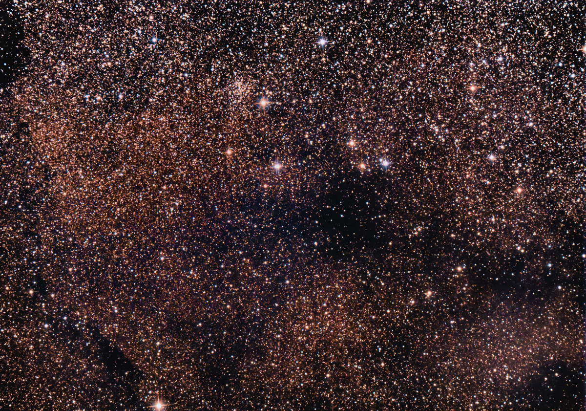 Kleine Sagittariussternwolke M 24 mit NGC 6603