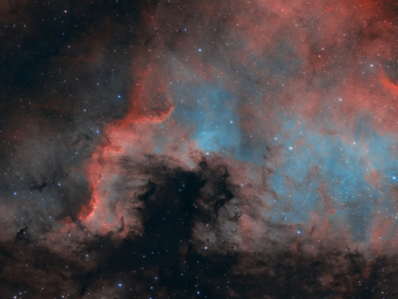 NGC 7000 Ha Oiii RGB