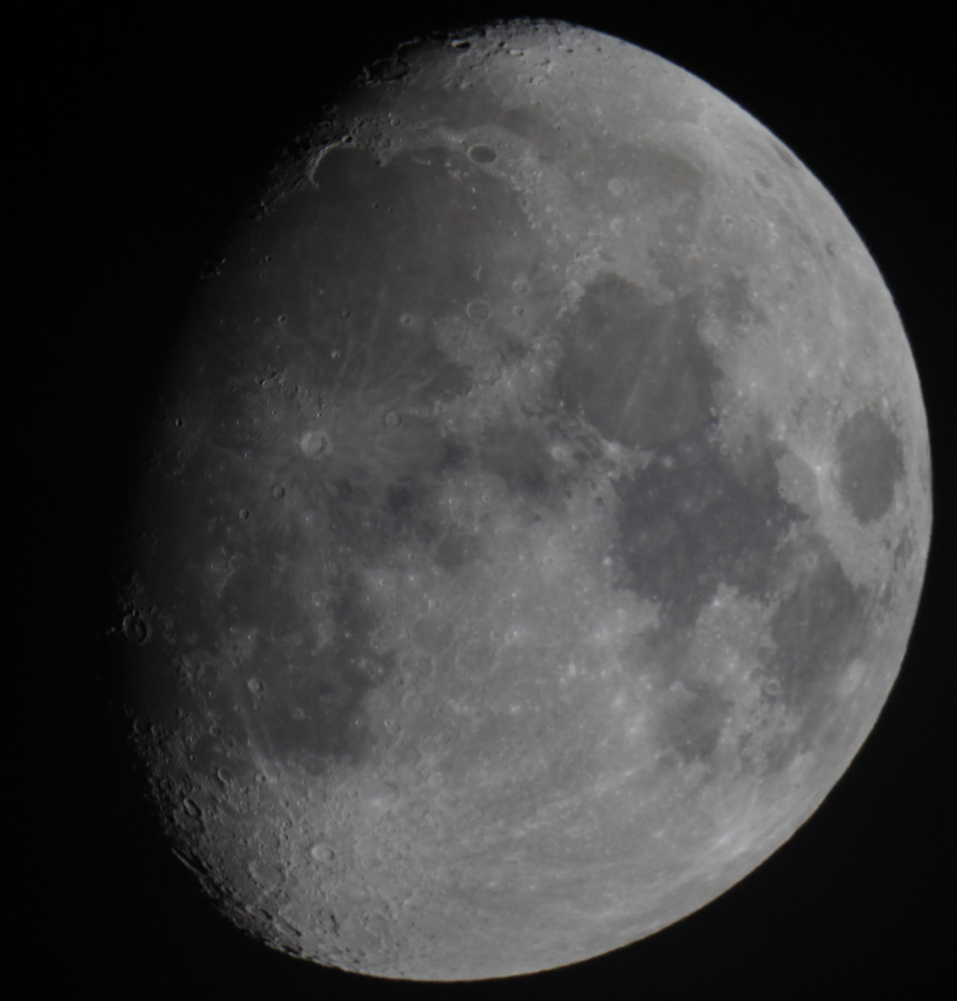 Mond 25.09.2023 - 8" Newton - Einzelbild