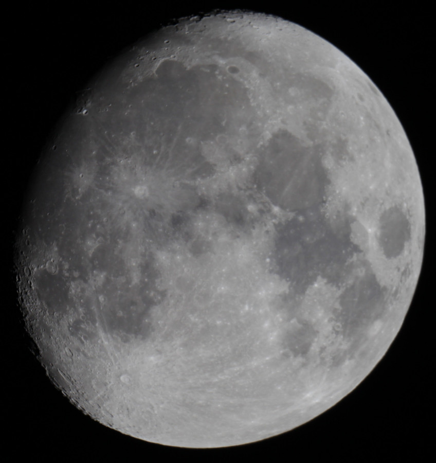 Mond 26.09.2023 - 8" Newton - Einzelbild