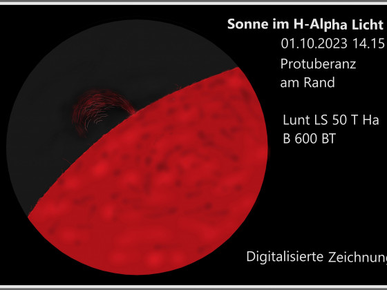 H-Alpha Protuberenz 01.10.2023