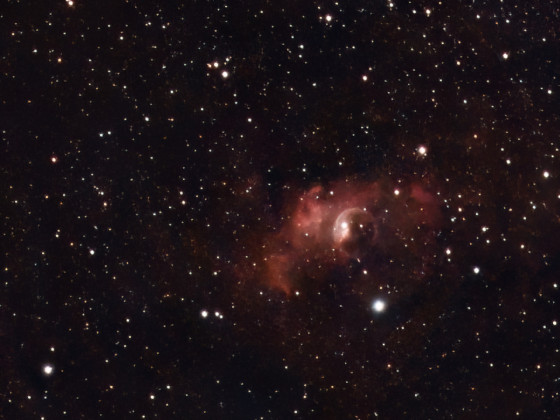 NGC7635 / C11 Blasennebel (Seestar S50 + Optolong L-eNhance))