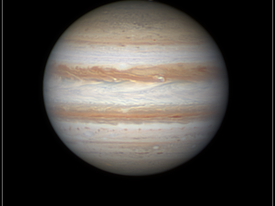 Jupiter mit Ganymed Bedeckung