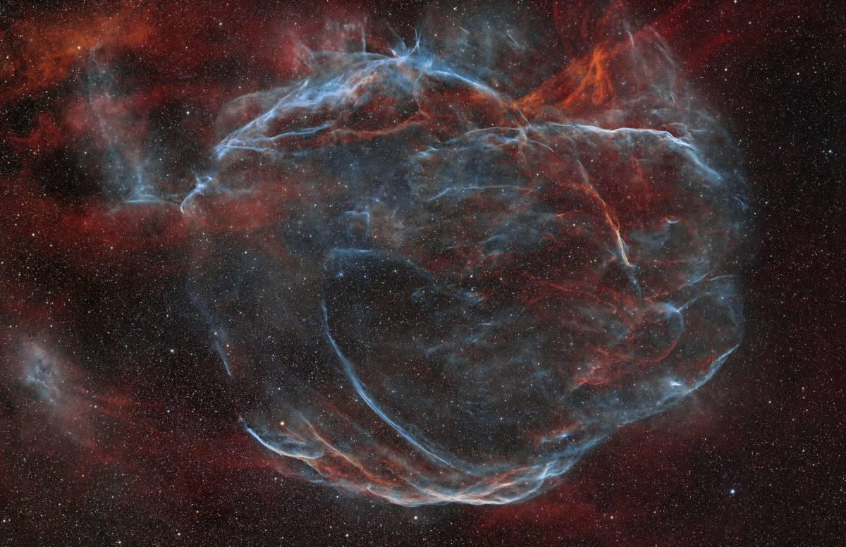 Der Supernovaüberrest SNR G65.3+5.7 im Sternbild Schwan