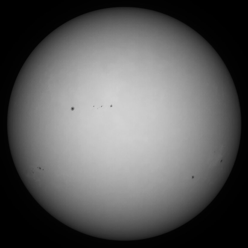 Sonne 29.09.2023 - 8" Newton - EOS 700D - Weißlicht