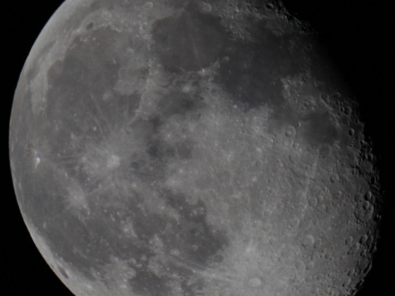 Mond 02.10.2023 - 8" Newton - EOS 700D - Einzelbild