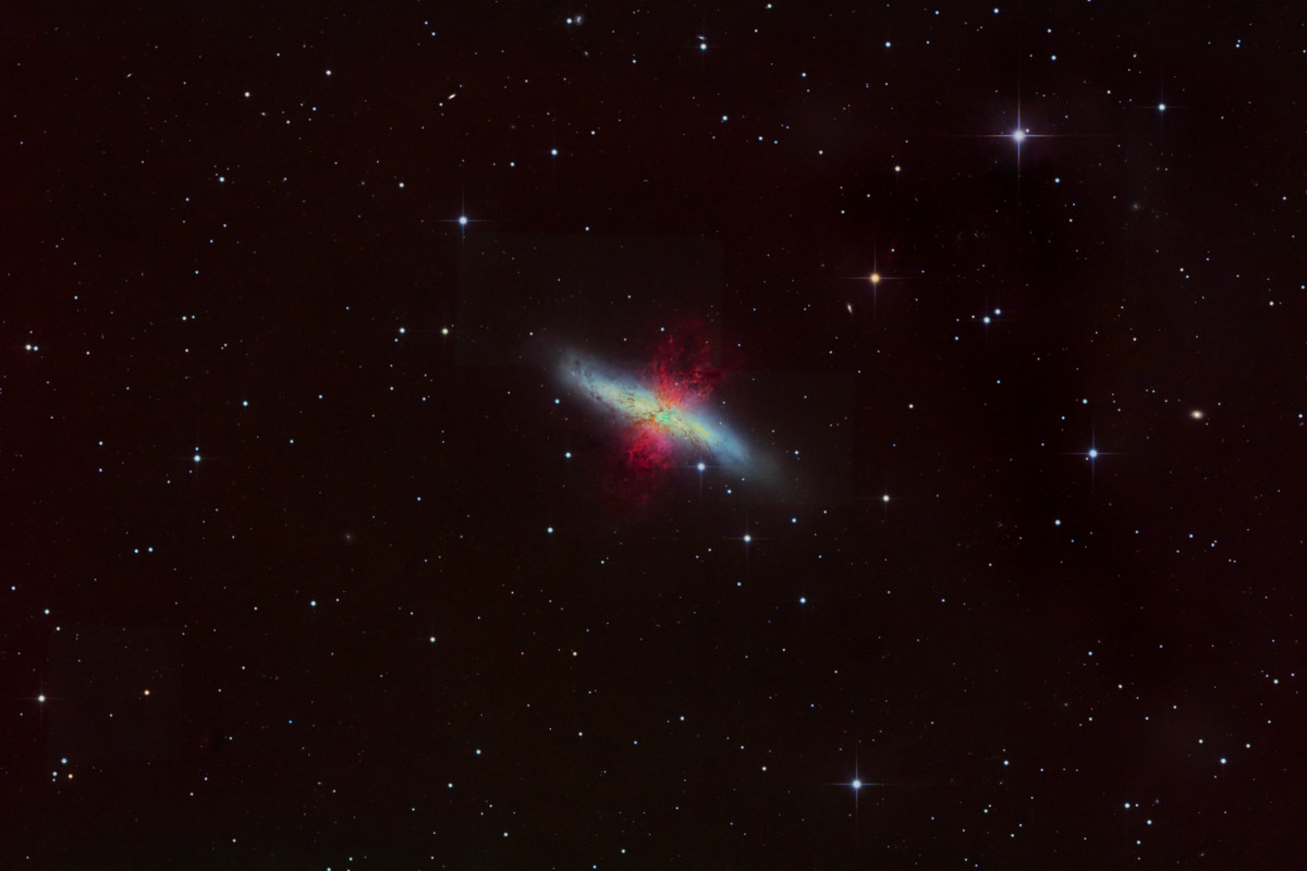 Messier 82 - die Zigarren Galaxie