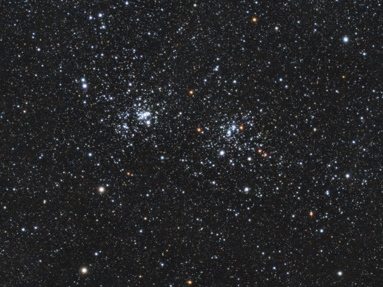 NGC884 und NGC869 (h und chi Persei) Doppelsternhaufen