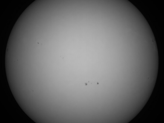 Sonne 11.10.2023 - 8" Newton - EOS 700D - Weißlicht