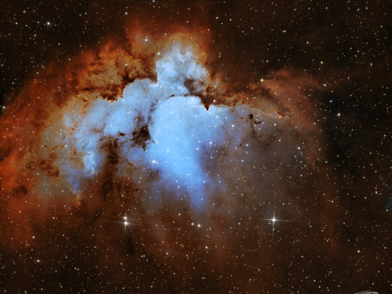 NGC-7380 (Wizard Nebula) -- Aufnahme Aug. 23