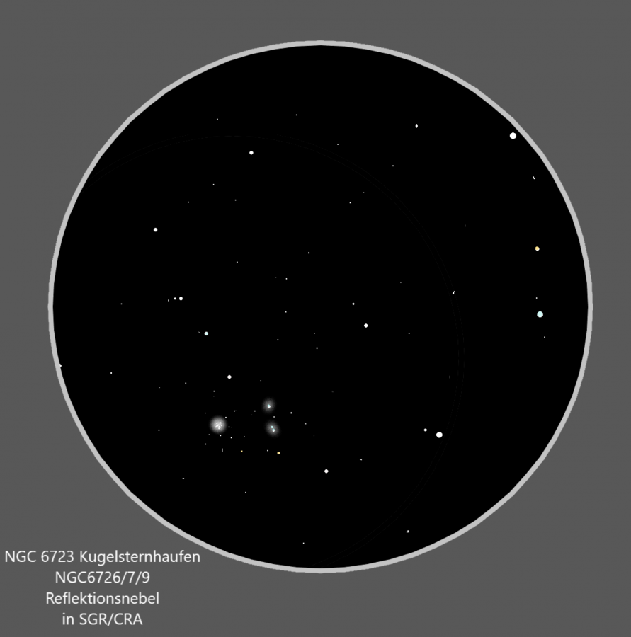 NGC 6723 und NGC 6726/7/9