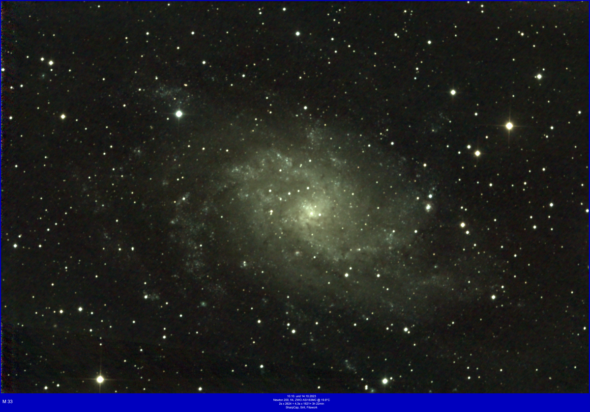 Messier 33 Oktober 2023