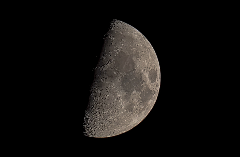 Mond am 22.10.2023 mit dem Seestar S50