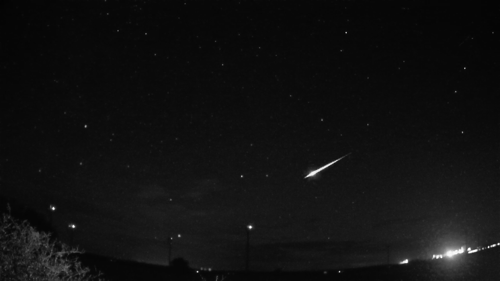 Meteor am 23.10.2023 um 04:04:58 Uhr MESZ