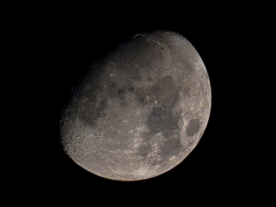 Mond (81%, zunehmend) am 24.10.2023 mit dem Seestar S50